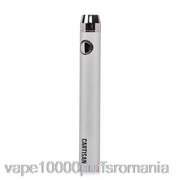 Vape Romania Buton Cartisan Vv 900 Dual Charge 510 Baterie [micro] Silver